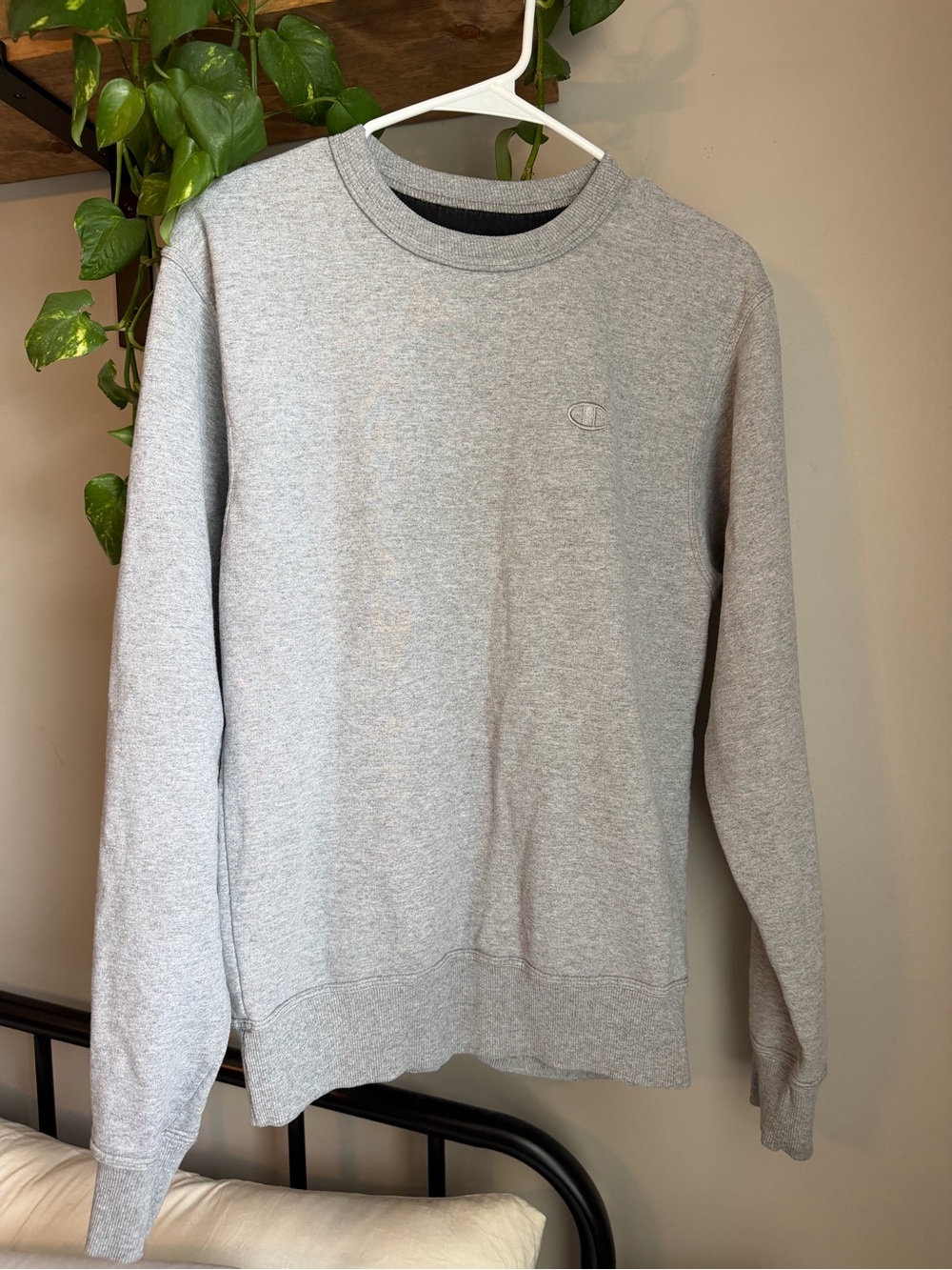 Champion Light Gray Crewneck Sweatshirt